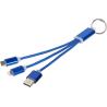 Cable de Carga 3 en 1 con Llavero de Metal