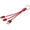 3-in-1 Charging Cable with Metal Keychain
