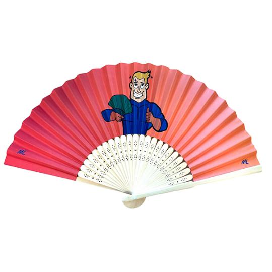 Abanico de bambú (Producción)