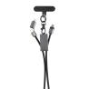 Recycled lanyard with phone holder Earth