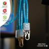 Tubular Lanyard with Jacquard printing and Recycled rubber (Production)