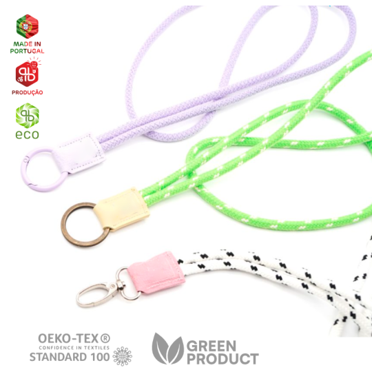 Lanyard en coton biologique...