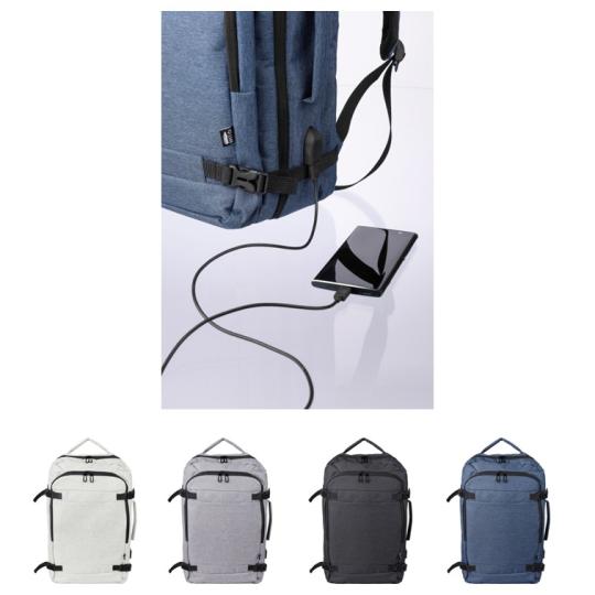 Backpack in rPET polyester...