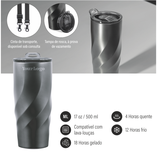 Vaso Térmico Vortex Calix...