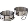 Annette stainless steel folding cup