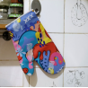Polyester kitchen glove (Production)