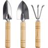Ensemble d'outils de jardin en bois Jeanette