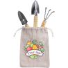 Jeanette wooden garden tool set