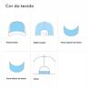 Polyester trucker cap with 5 panels (Production)