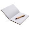 Conjunto de caderno e caneta A5 Bamboo