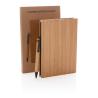 Conjunto de caderno e caneta A5 Bamboo
