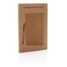 Conjunto de cuaderno y bolígrafo A5 Bambú
