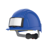 Casco de seguridad EVOLite® con porta credencial, ventilado, cierre de trinquete JSP®