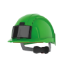 Capacete de segurança EVOLite® com porta-crachá, ventilado, fecho de cremalheira JSP®