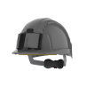 EVOLite® safety helmet with badge holder, ventilated, JSP® ratchet fastening