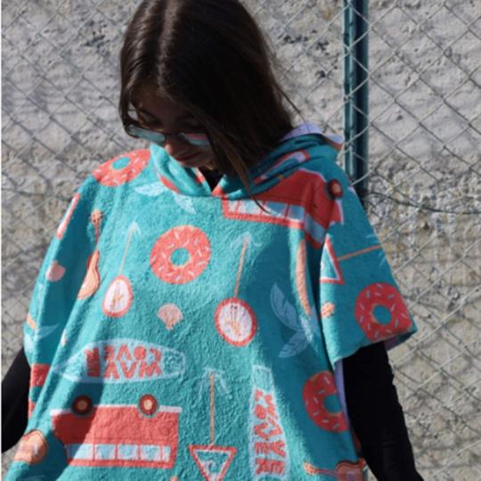 Poncho Surf Imp. Four...