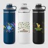 Bottle with handle and recycled stainless steel lid Oasis