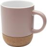 Taza de cerámica de 300 ml con detalles en corcho y acabado mate Billie Unbranded®
