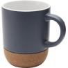 Caneca de cerâmica de 300 ml com detalhes em cortiça e acabamento mate Billie Unbranded®