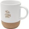 300 ml ceramic mug with cork details and matte finish Billie Unbranded®