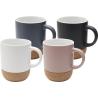 300 ml ceramic mug with cork details and matte finish Billie Unbranded®