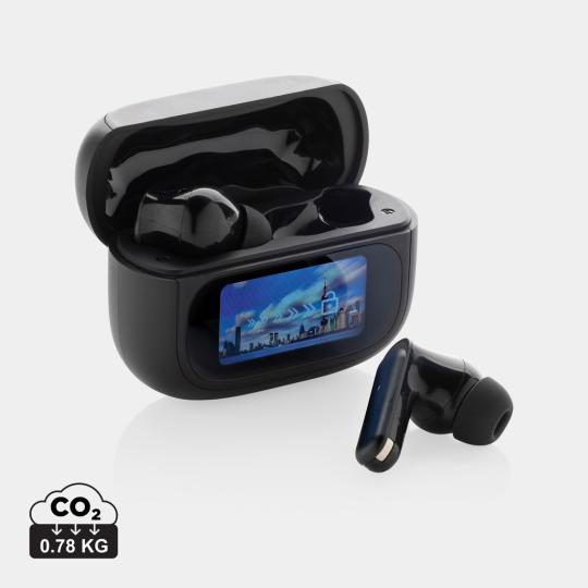 Fones de ouvido de plástico...