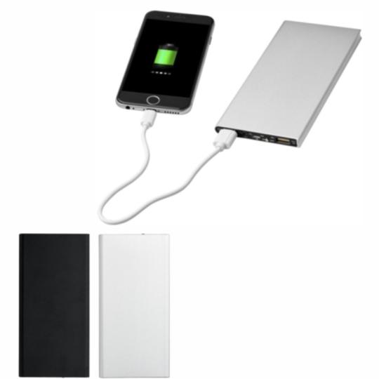 8000 mAh aluminium power...