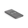 CASSINI. Power bank 4.000 mAh avec chargeur sans fil 5W en aluminium recyclé (100% rAL)