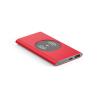 Powerbank 4.000 mAh com carregador wireless 5W em alumínio reciclado (100% rAL) Cassini