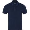 Unisex recycled fleece polo GRS Akoya Elevate NXT®