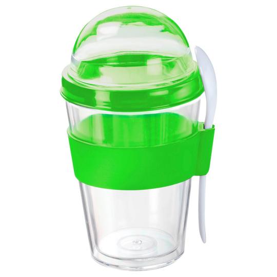 Transparent Cereal Cup Spoon