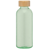 Botella de agua rPET de 650 ml con tapa de bambú Strom