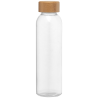 Botella de vidrio de 500 ml con tapa de bambú Alpine