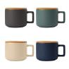 Ceramic mug 355 ml with bamboo lid Café Virtuoso