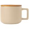 Caneca de cerâmica 355 ml com tampa de bambu Café Virtuoso