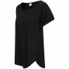 T-shirt scoop neck de senhora