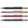 Stylo Spinner en aluminium recyclé avec stylet - BREVETÉ Reborn