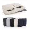 15.6'' laptop sleeve in recycled cotton Laluka AWARE™