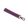 Keyring with woven ribbon