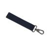 Keyring with woven ribbon