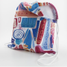 Mochila tipo saco em algodão (Produção)