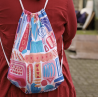 Mochila tipo saco em algodão (Produção)