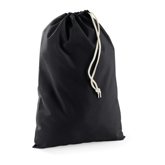 Black drawstring bag XL