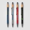 Stylo Spinner en aluminium recyclé avec stylet - BREVETÉ Reborn
