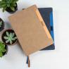Bloc-notes A5 avec couverture en RPU doux et support pour stylo-bille Softnote