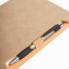 Bloc-notes A5 avec couverture en RPU doux et support pour stylo-bille Softnote