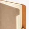 Bloc-notes A5 avec couverture en RPU doux et support pour stylo-bille Softnote