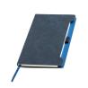 Bloc-notes A5 avec couverture en RPU doux et support pour stylo-bille Softnote