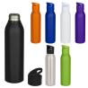 Botella de agua de acero inoxidable de pared única reciclada RCS de 650 ml Sky