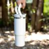 Copo térmico de 900ml em aço inoxidável DuoSip